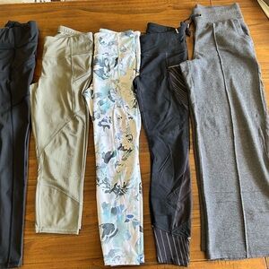 Athleta Leggings & Pants Bundle (5 Pairs, Size S)